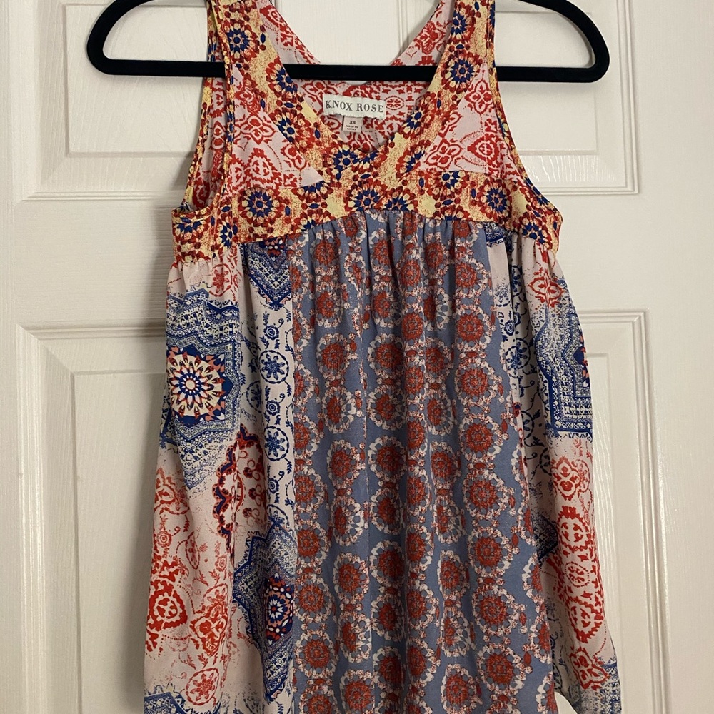 Multi color tank top